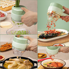 Load image into Gallery viewer, 4 in 1 Handheld Electric Vegetable Cutter
