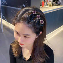 Load image into Gallery viewer, Sparkling Crystal Stone Braided Hair Clips
