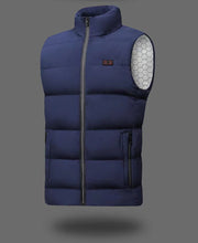 Load image into Gallery viewer, Men &amp; Women&#39;s Heated Vest with 3 Heating Levels &amp; 9 Heating Zones, Washable Lightweight Zip Heated Vest
