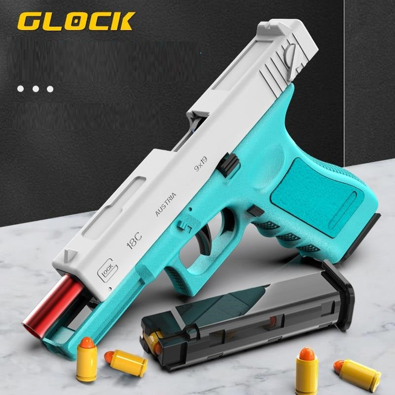 Glock 18C Auto Shell Ejection Blowback Toy